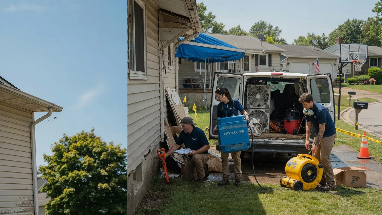 Ceiling Leak Cleanup in Fond Du Lac, WI near me